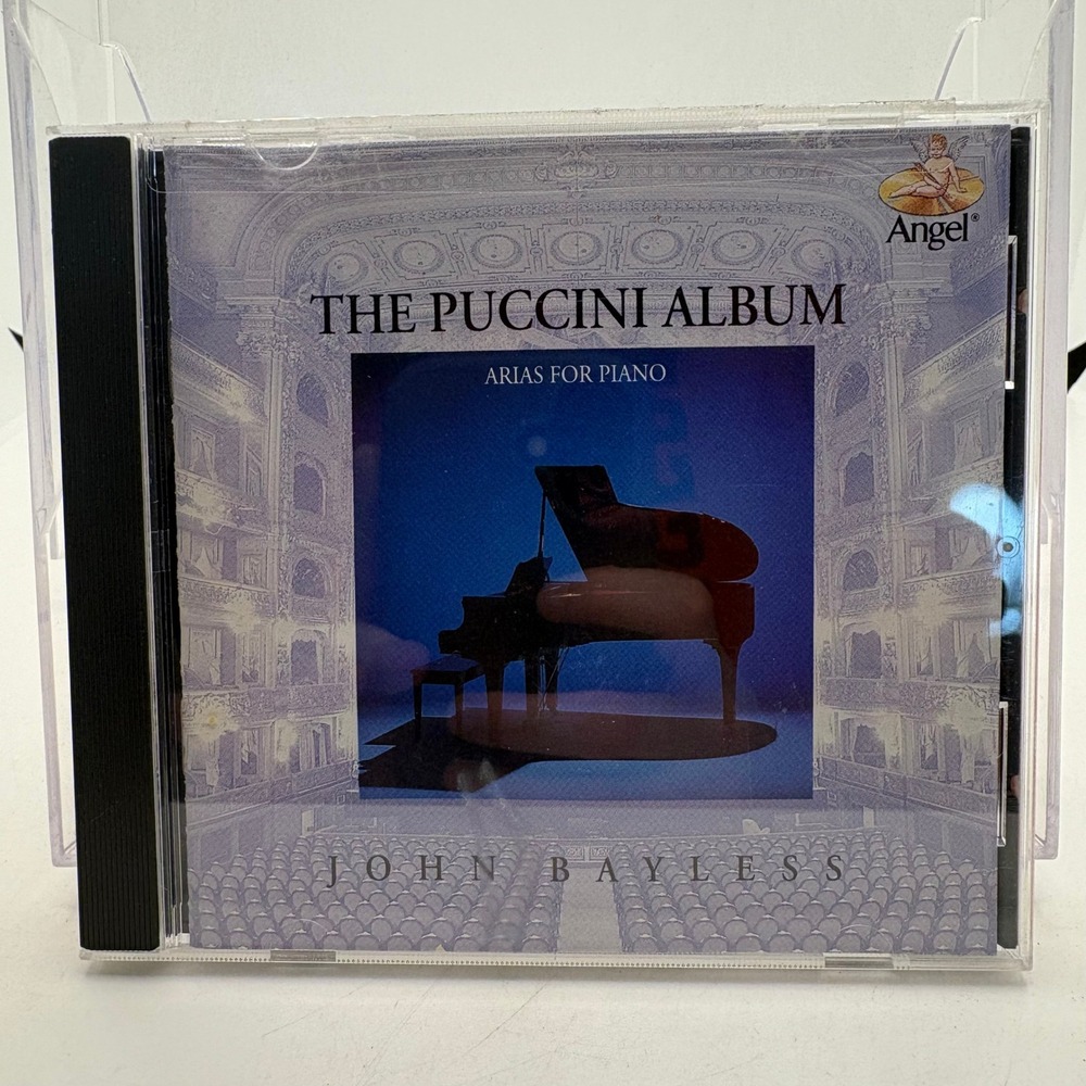 John Bayless The Puccini Album Arias for Piano Signed CD Angel Records 1993